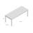 Bischoff Outdoor Patio 9pc 100% FSC Certified Wood and Aluminum Dining Set-88419602
