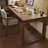 Dark walnut Rectangular Solid Wood desks-107558324