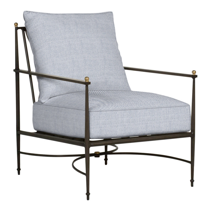 Chaise de patio avec coussins Roma, Welt, Perigold Replay Sea
