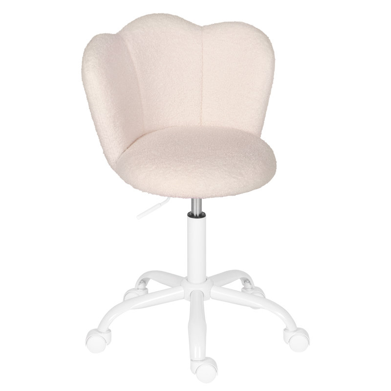 Office Chair, Beige Boucle