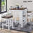 3 Pieces Dining Table Set With Storage Space For Small Space
