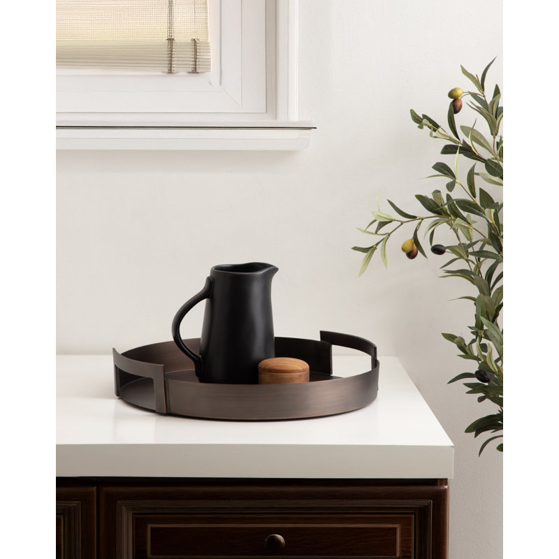 Taskin Metal Tray, Bronze