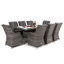 Mitcheldean 8 Seat Rectangular Rattan Dining Set