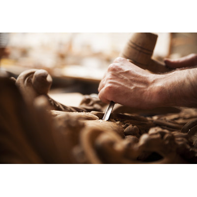 Hands Of Craftsman - Wrapped Canvas Print
