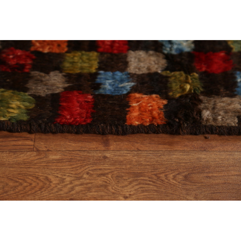 One-of-a-Kind 2'10" X 9'4" New Age Runner Wool Area Rug in Brown