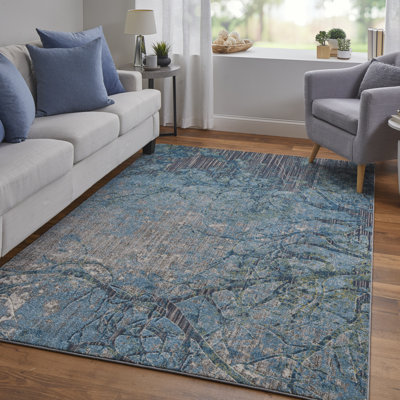 Tapis abstrait Wolken