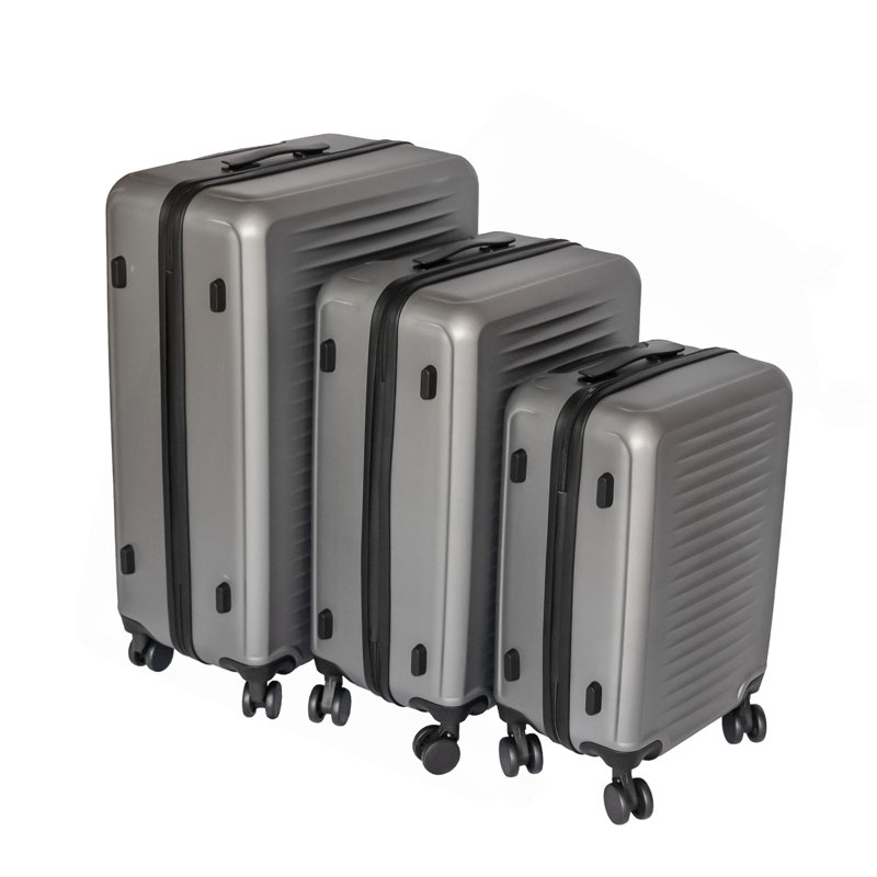 Modern dark gray suitcase