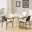 Ensemble de table de salle à manger rond en bois-1061015594-1061015593