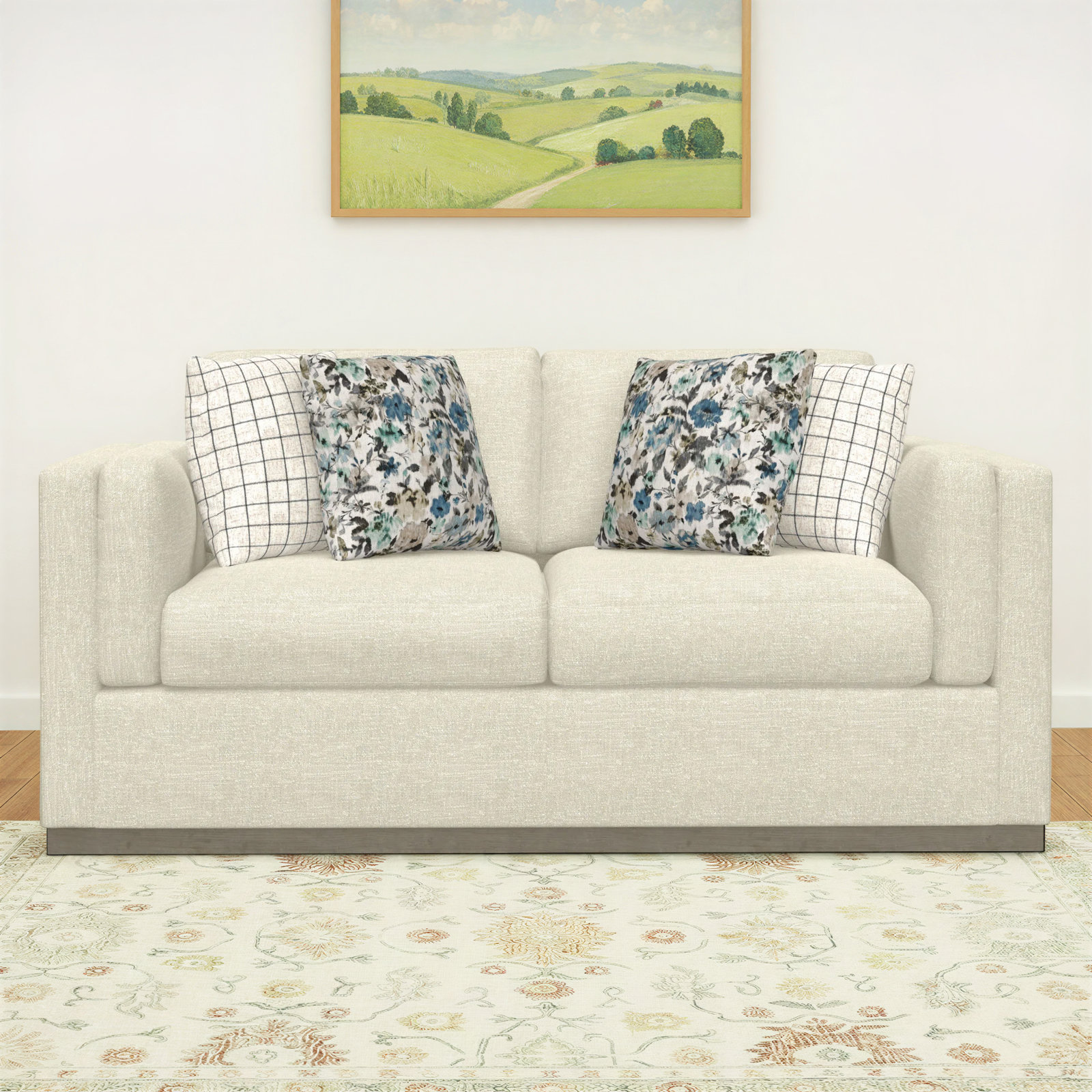 Icarus Sofa, 35.25" H x 72.8" W x 38.6" D