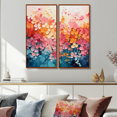 Coral Oasis I - paysages abstraits, art mural