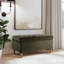 Banc de rangement à couvercle rabattable rembourré-95419173