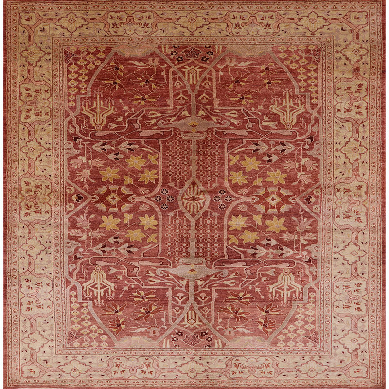 Faer Oriental Indoor Rug, Square 5'