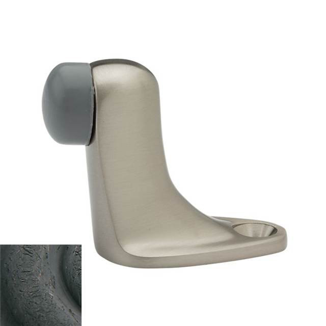 Distressed Oil Rubbed Bronze Gooseneck Floor Bumper Stop