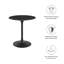Table de bar Lippa, plateau rond en marbre artificiel, par Modway-471470871-410900533-471470866