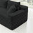 127" U-Shaped Compressed Boneless Sectional Sofa with Ottoman and Console,No Assembly Required-1967250297