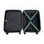 Valise de transport durable en ABS léger avec roulettes pivotantes, idéale pour les courts voyages et les voyages faciles-130173593