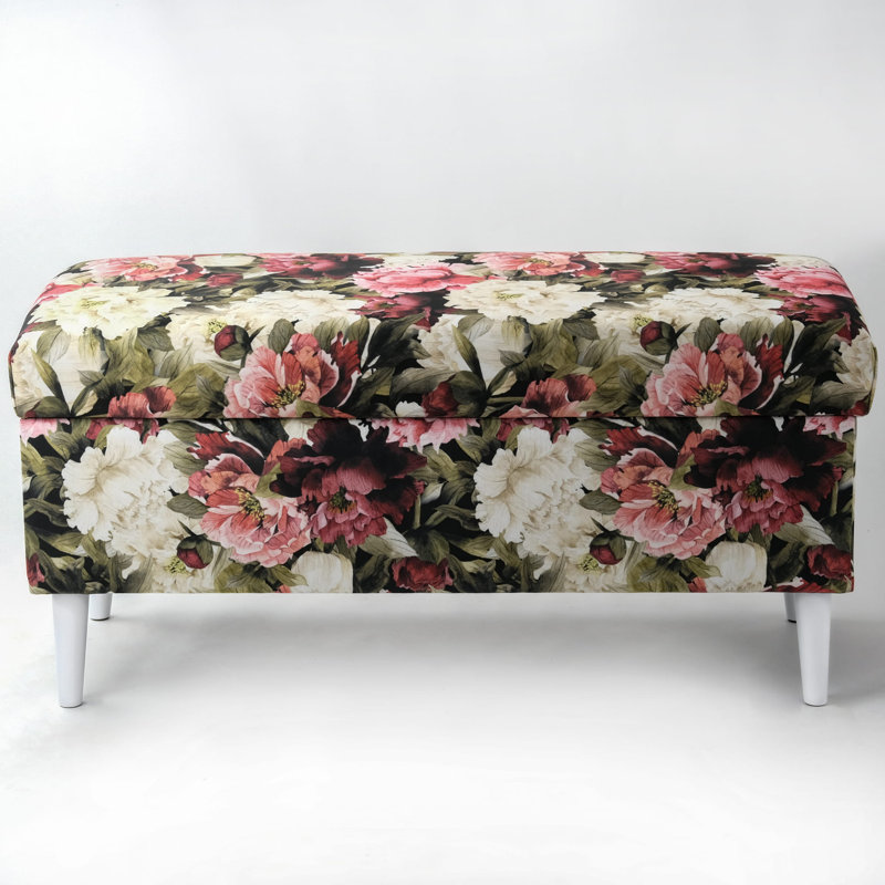 Padillo Polyester Upholstered Storage Bench, H47 x W120 x D35cm