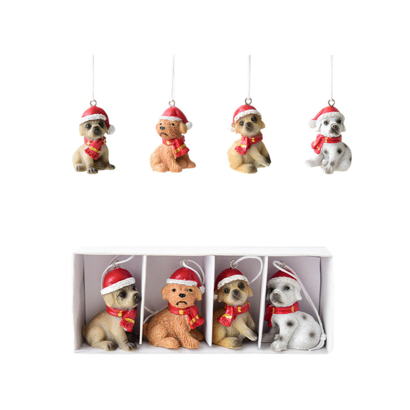 Mini-luminaire suspendu en résine 4 pièces 4 pièces, C