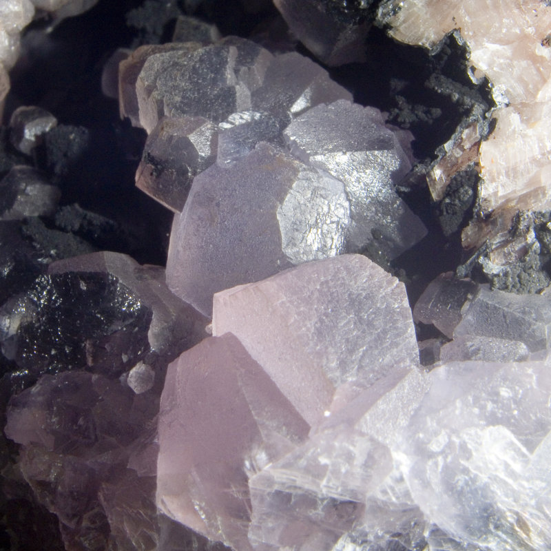 Cobaltoan Calcite Cascade - Bou Azzer, Maroc