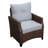 Wicker 5 - Person Patio Conversation Set with Cushions