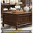 Solid wood vintage distressed coffee table
