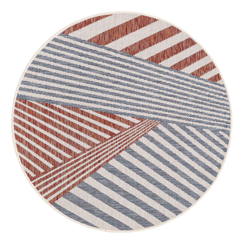 Deadra Washington Indoor/Outdoor Rug, Round 4'1"