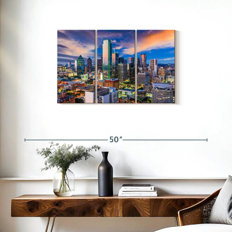 Horizon de Sireci, Dallas, Texas, H 20 po x l 33 po