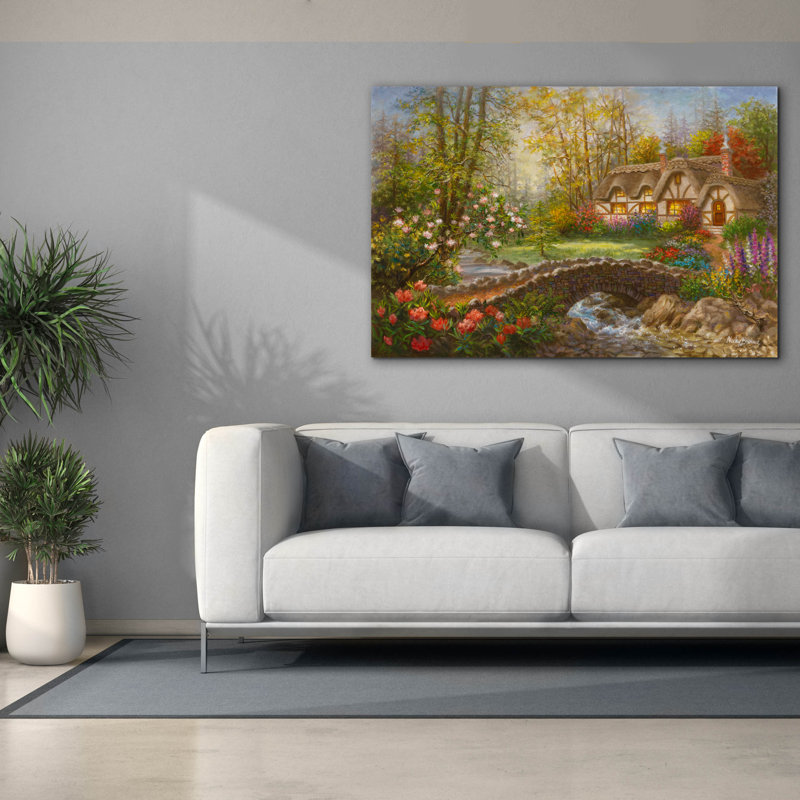  «Home Sweet Home» par Nicky Boehme, art mural sur toile, 60 po x 40 po, H 40 po x l 60 po