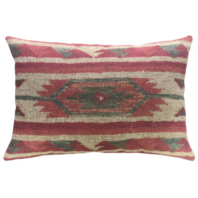 Kilim Linen Reversible Throw Pillow