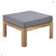 Ensemble de canapé modulaire de patio en bois d'acacia 6 pièces avec table basse et coussin amovible-1917333468