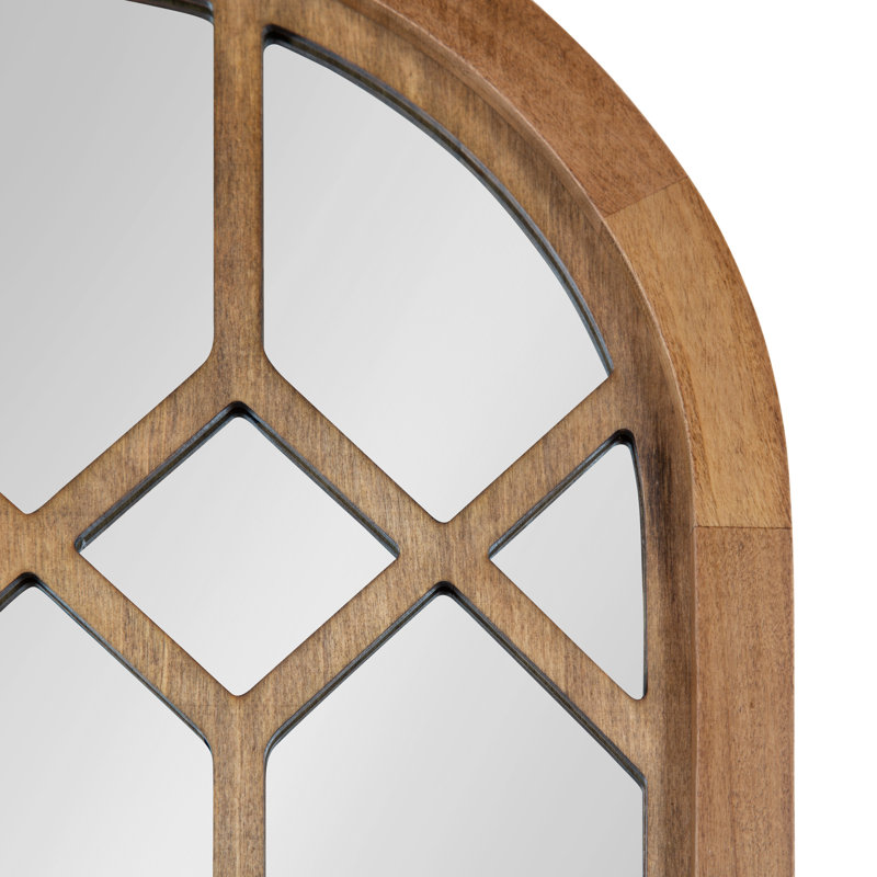 Arendje Flat Mirror, Rustic Brown, 47.25" x 18