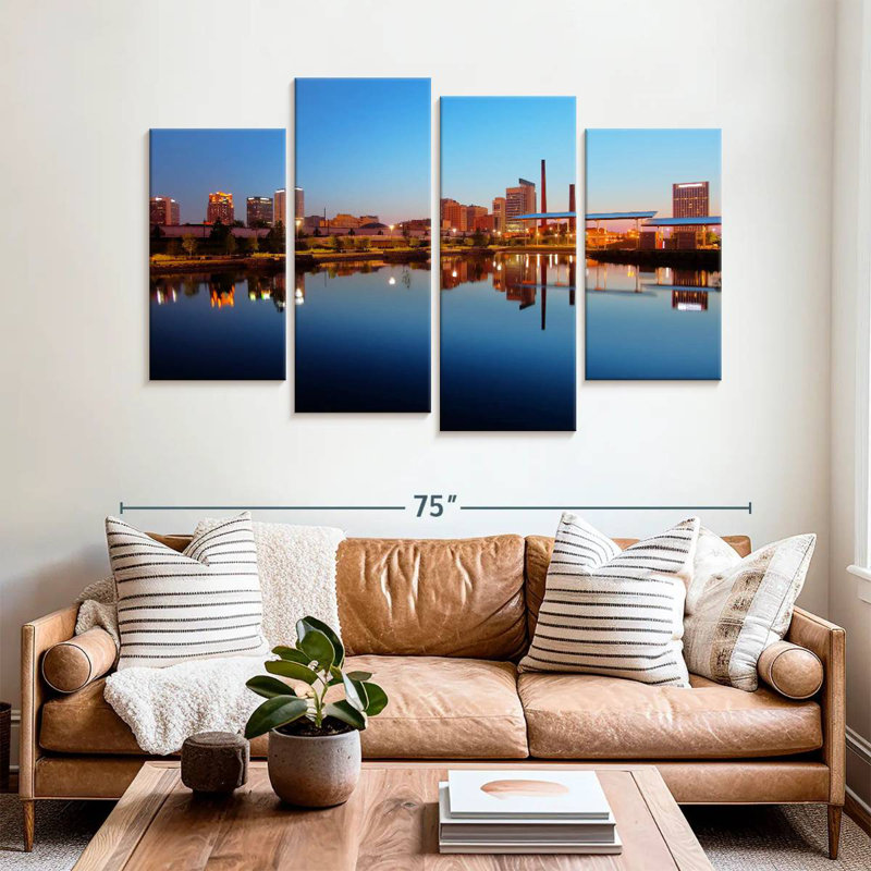 Nicci Birmingham Skyline, H 42 po x l 68 po