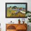 Ferme en Provence, 1888 - Vincent van Gogh - Toile encadrée sur mesure-1380304453-1380304454-1380304470