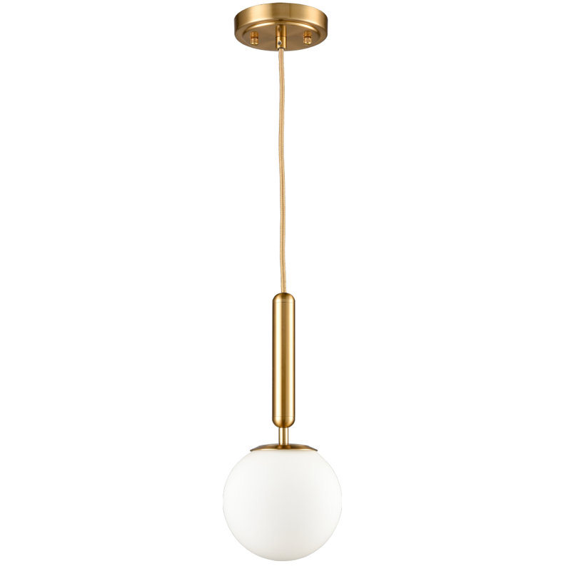 Luminaire suspendu sphère 1 lumière Kamruddin