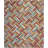 Straw Patch Hand Woven Wool Pile Geometric Rug-10493696