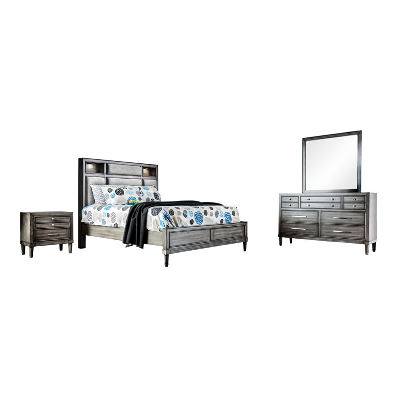 Zola Solid Wood Piece Bedroom Set, California King
