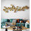Décoration murale légère en métal et ornements suspendus-395314270