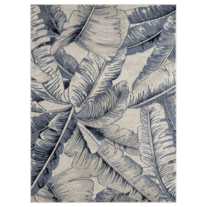 Threadgill Abstract Indoor Rug, Rectangle 5'3" x 7'6"