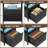 Kurtiss 68" L Shaped Computer Desk with File Drawer with Power Outlet & LED Strip-641801355