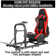 Anman Adjustable Ergonomic PC & Racing Game Chair in Black