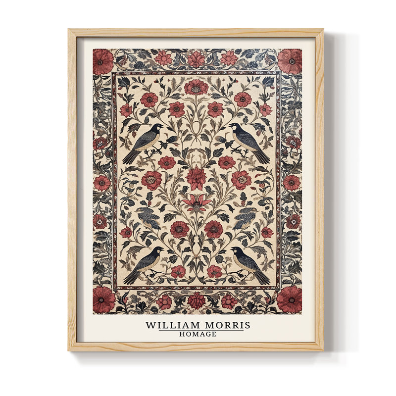 Imprimé encadré de la série Cxxxiv, Naturel, H 11 po x l 9 po