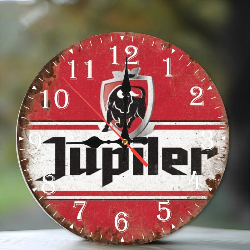 Horloge murale en bois 10 po, mouvement silencieux, à piles (piles AA non incluses), décor artistique, parfait pour les décorations
