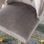 Chaise de bureau, chaise de bureau pivotante rembourrée et capitonnée en velours-1049705246