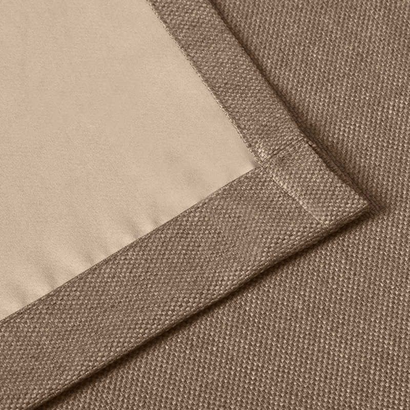 Panneaux de rideaux obscurcissants et isolants en polyester, L 52 po x L 108 po, Tanné