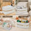 Ensemble de 4 paniers de rangement tissés en corde de coton, ensembles de paniers-cadeaux décoratifs-133416853