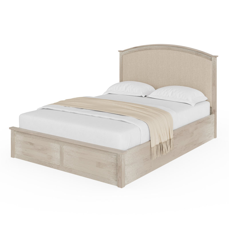 Siegbert Solid Wood Ottoman Storage Bed, Kingsize (5')