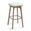 Tabouret de comptoir pivotant rembourré Oliviah-2064121767