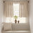 Linen Striped Kitchen Curtains Rod Pocket Tier Curtains-108938900-108938902