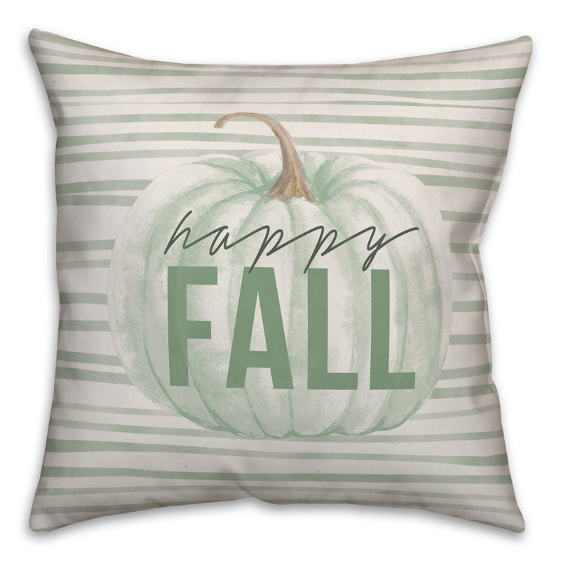  Happy Fall Throw Pillow