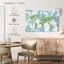 Carte du monde éducatif Keiri I-109381339